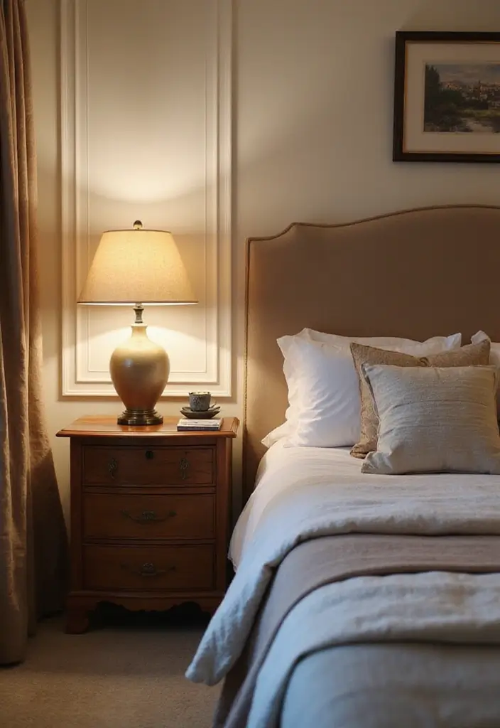 25 Bedroom Decoration Ideas for Couples That Feel Luxurious Yet Cozy - 12. Stylish Nightstands