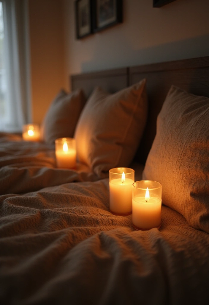 25 Bedroom Decoration Ideas for Couples That Feel Luxurious Yet Cozy - 15. Scented Candles