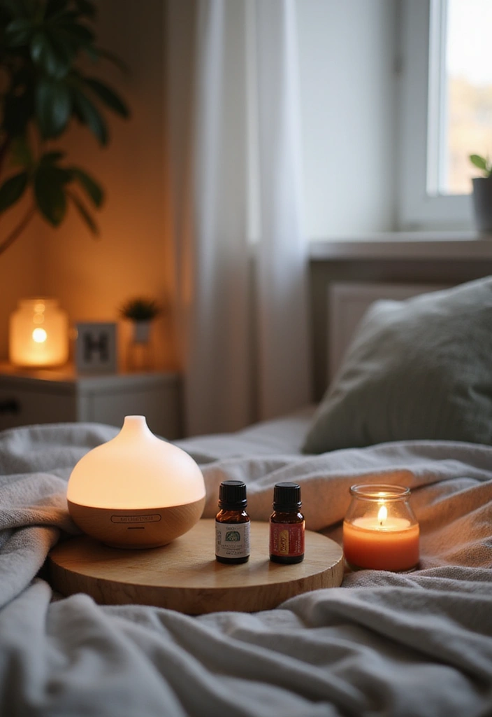 25 Bedroom Decoration Ideas for Couples That Feel Luxurious Yet Cozy - 23. Mood-Enhancing Aromatherapy