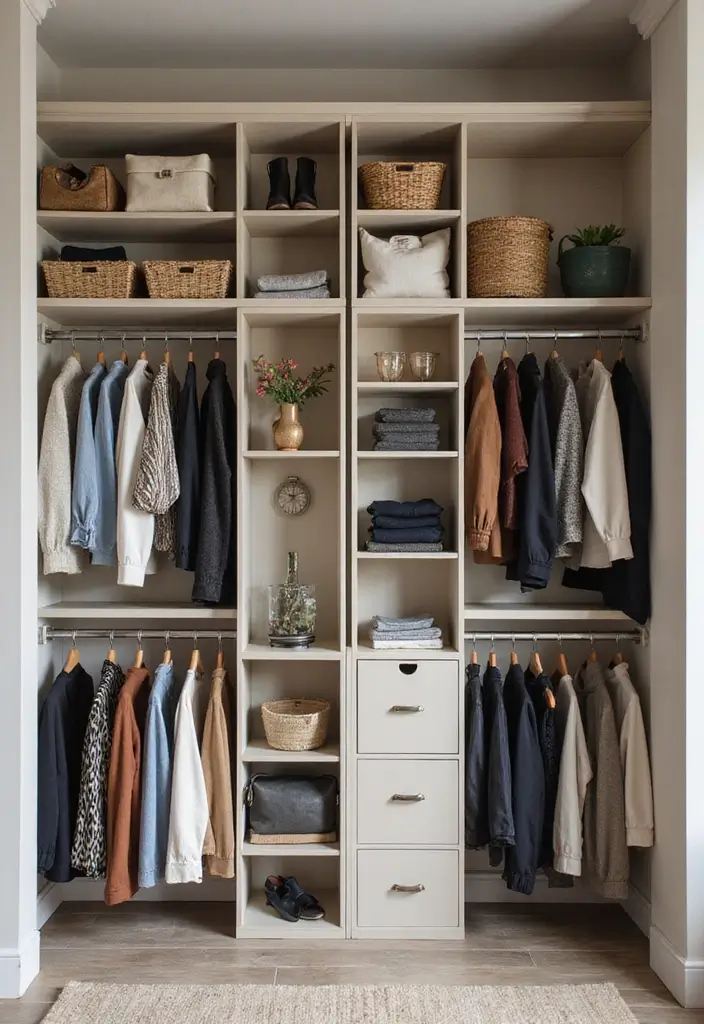 25 Bedroom Wall Shelf Ideas That Are Functional and Chic - 19. Shelves Inside Wardrobes