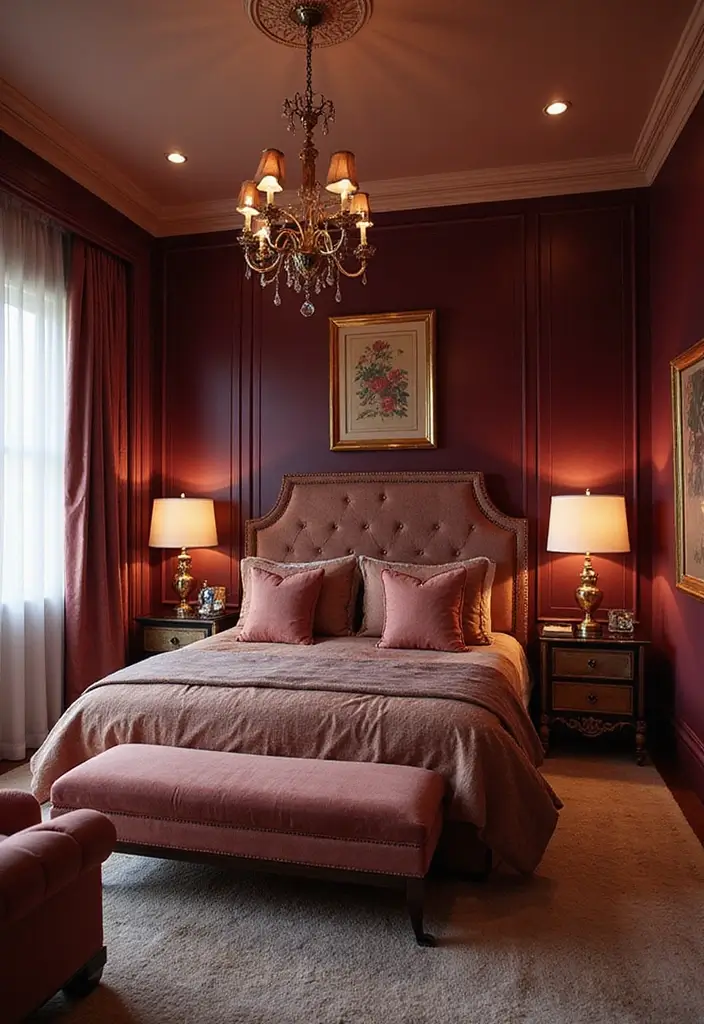 25 Bloxburg Bedroom Ideas No Gamepasses That Still Look Stunning - 14. Elegant Glam