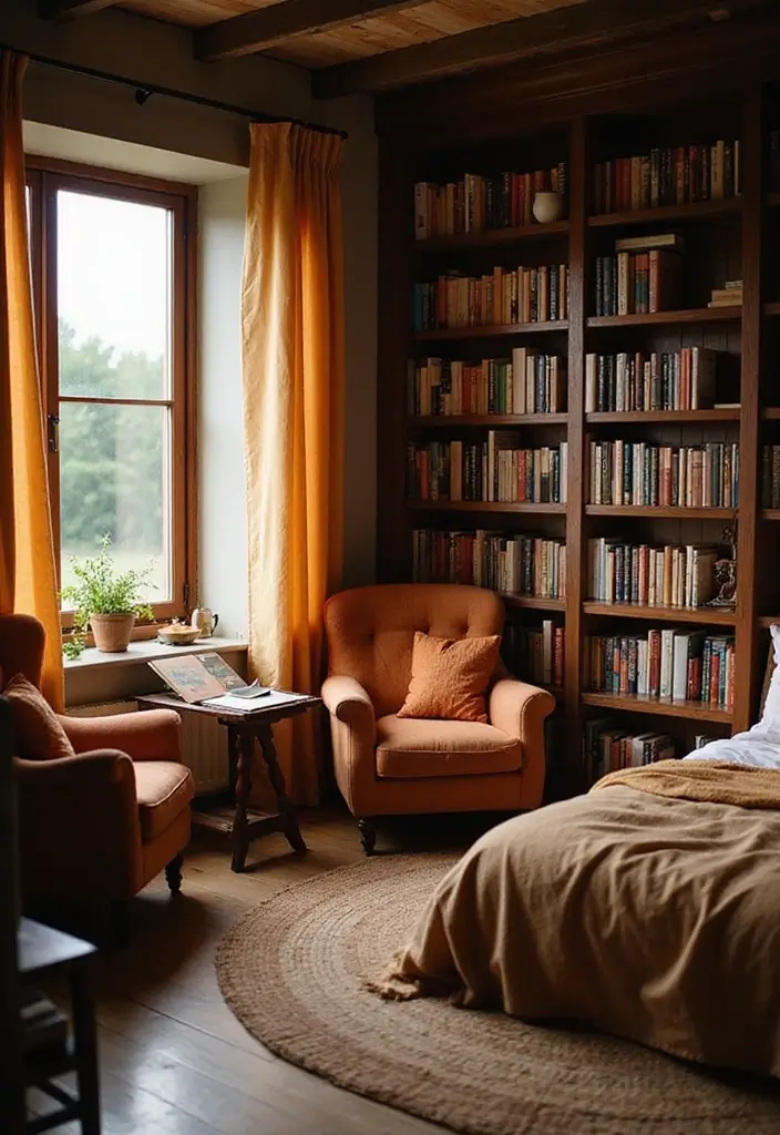 25 Bloxburg Bedroom Ideas No Gamepasses That Still Look Stunning - 17. Cozy Reading Nook