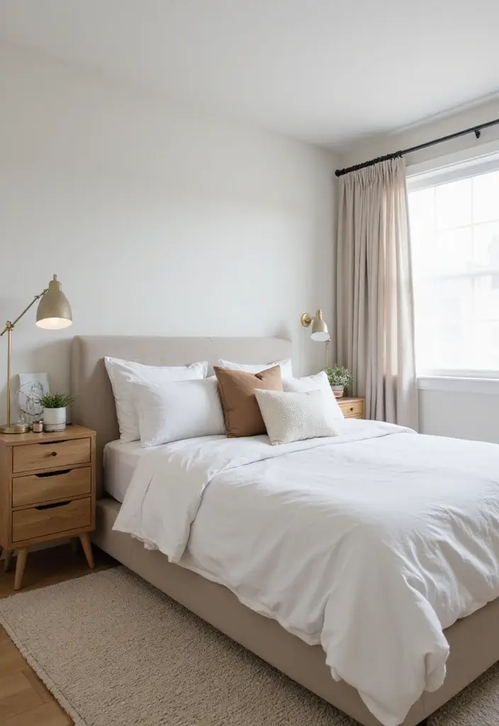 25 Bloxburg Bedroom Ideas No Gamepasses That Still Look Stunning - 4. Modern Minimalism