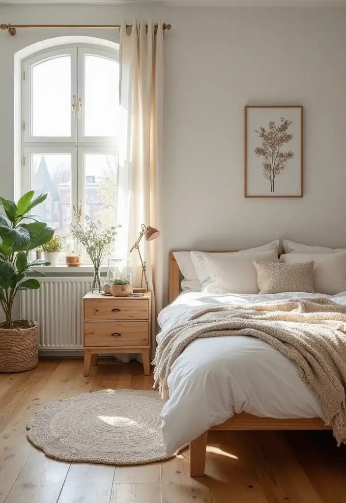 25 Bloxburg Bedroom Ideas No Gamepasses That Still Look Stunning - 9. Scandinavian Simplicity