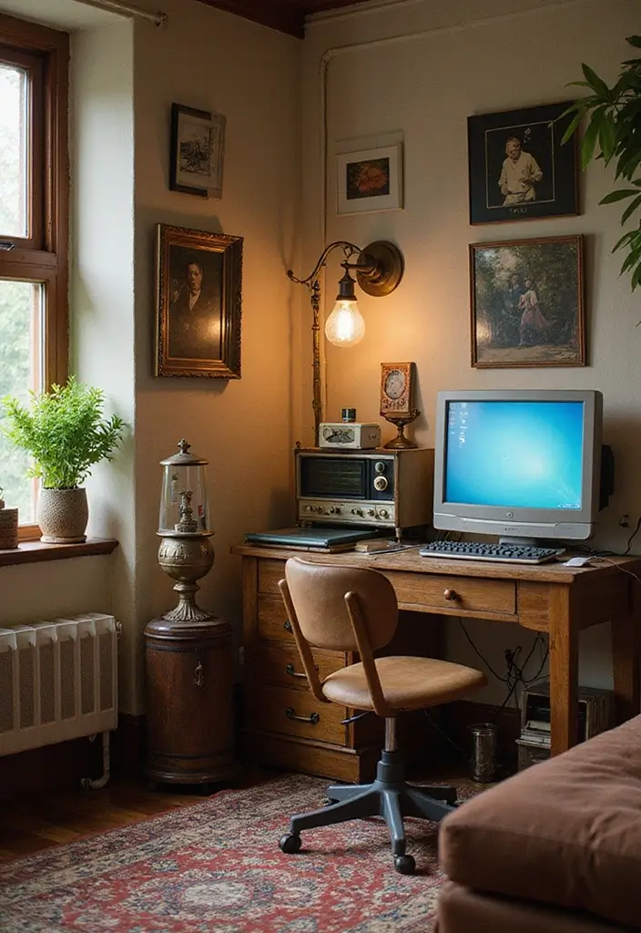 25 Bloxburg Teen Bedroom Ideas That Are Totally Aesthetic - 17. Retro Tech