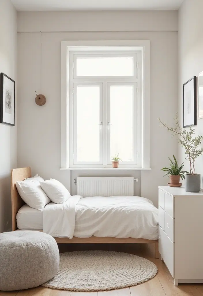 25 Bloxburg Teen Bedroom Ideas That Are Totally Aesthetic - 2. Minimalist Haven