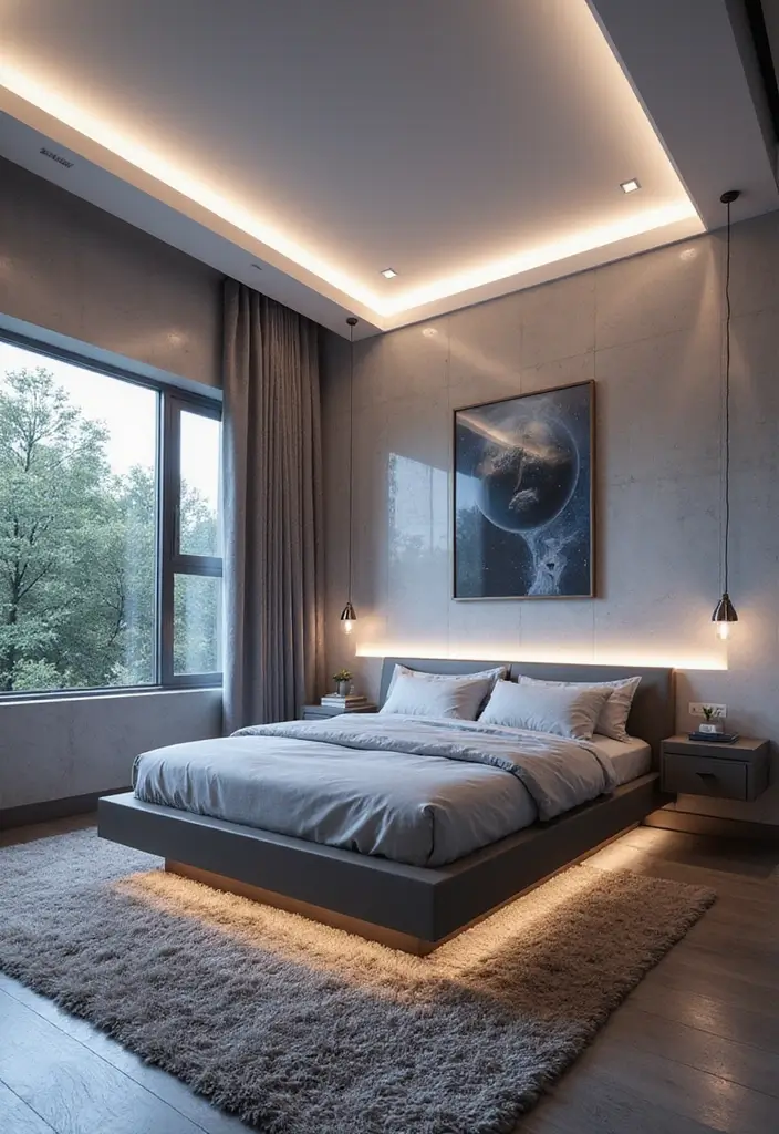 25 Bloxburg Teen Bedroom Ideas That Are Totally Aesthetic - 7. Futuristic Space