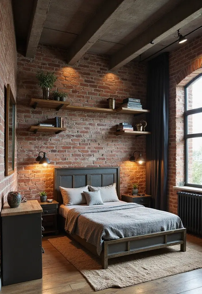 25 Boys Bedroom Ideas for Teenagers That Are Cool & Functional - 1. Industrial Charm