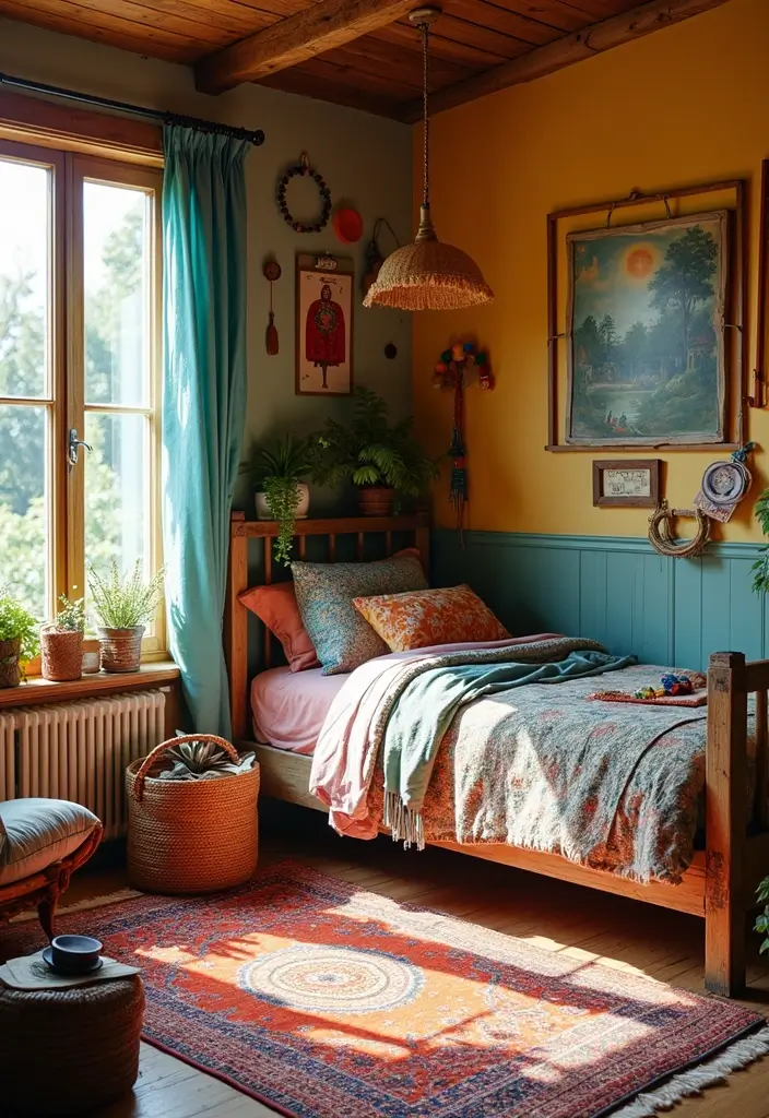 25 Boys Bedroom Ideas for Teenagers That Are Cool & Functional - 15. Boho Chill Space