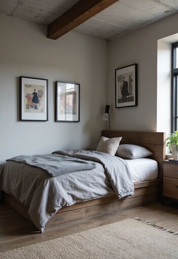 25 Boys Bedroom Ideas for Teenagers That Are Cool & Functional - 16. Urban Modern