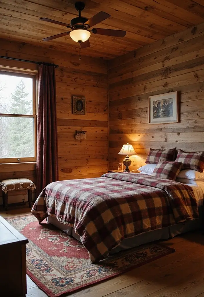 25 Boys Bedroom Ideas for Teenagers That Are Cool & Functional - 19. Cozy Cabin Retreat