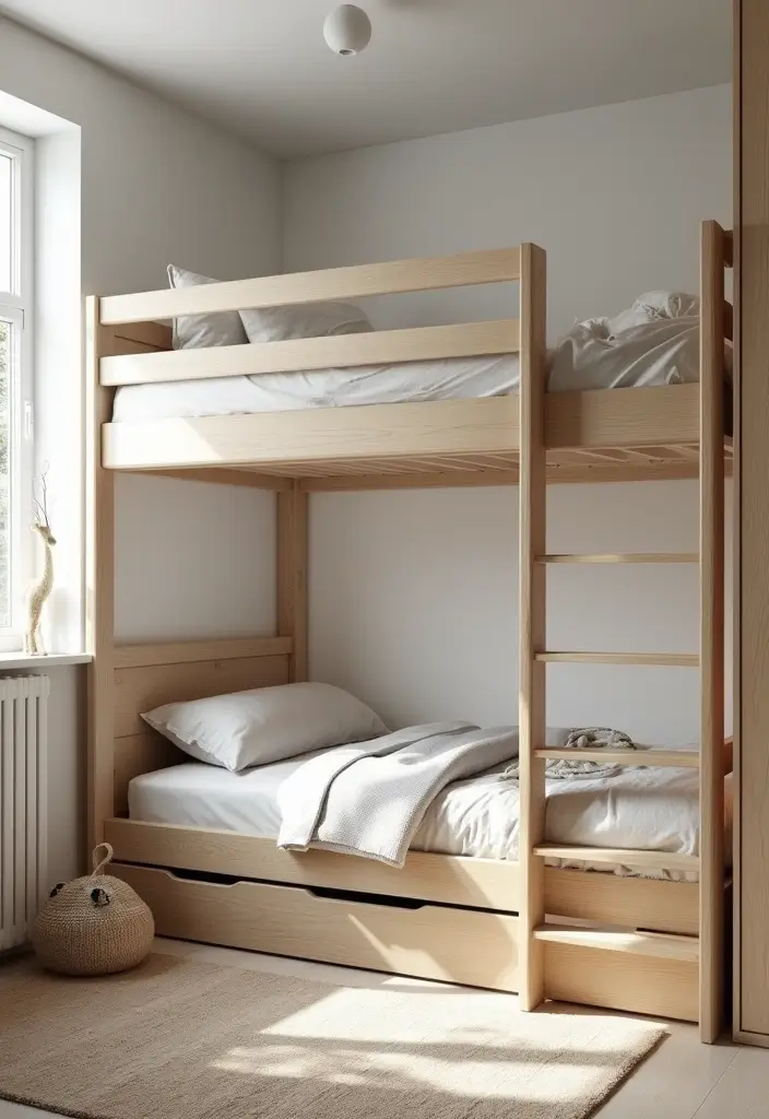 25 Boys Loft Bedroom Ideas That Are Fun & Space-Saving - 10. Minimalist Chic