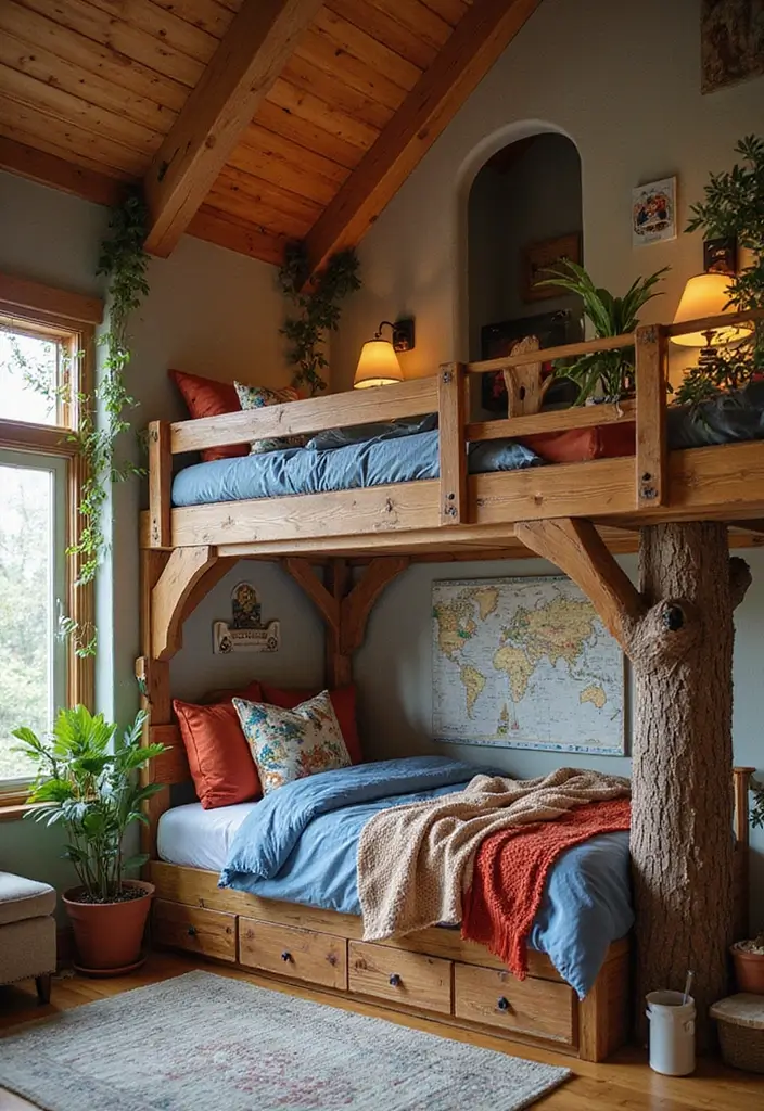 25 Boys Loft Bedroom Ideas That Are Fun & Space-Saving - 2. Adventure Zone