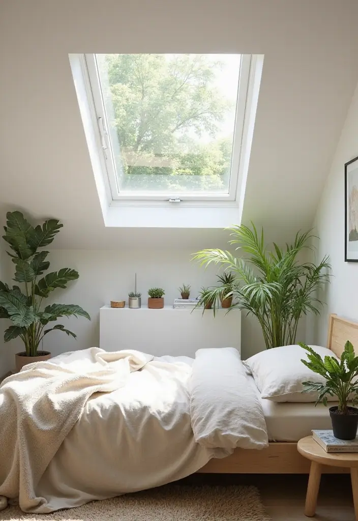 25 Ceiling Ideas for Bedroom That Add Drama & Height - 13. Skylights for Natural Light