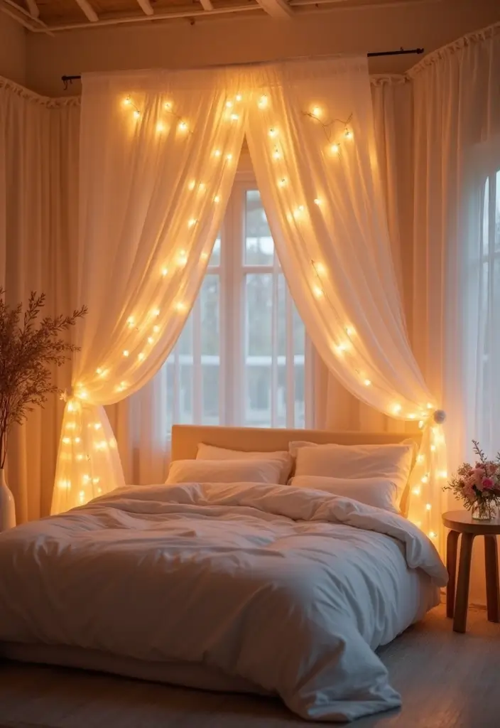 25 Ceiling Ideas for Bedroom That Add Drama & Height - 8. Fabric Draping