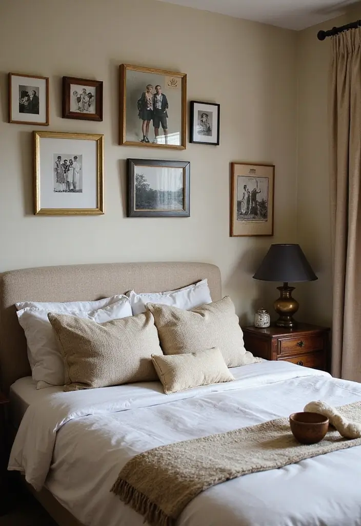 25 Cozy Bedroom Ideas for Couples to Create a Romantic Retreat - 11. Personal Touches