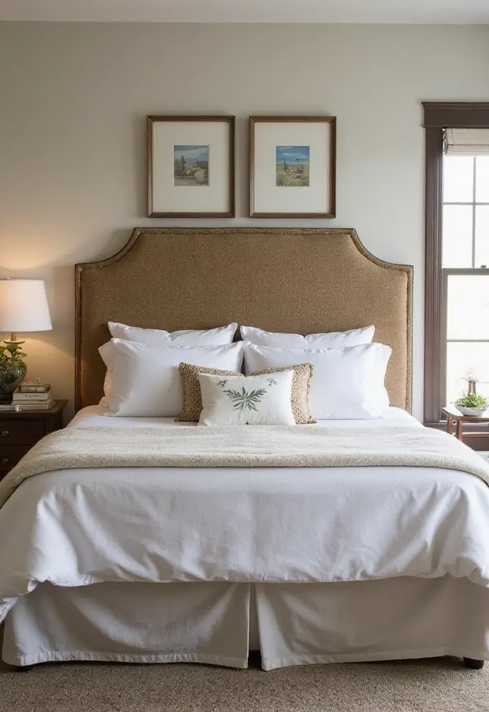 25 Cozy Bedroom Ideas for Couples to Create a Romantic Retreat - 15. Customized Headboard