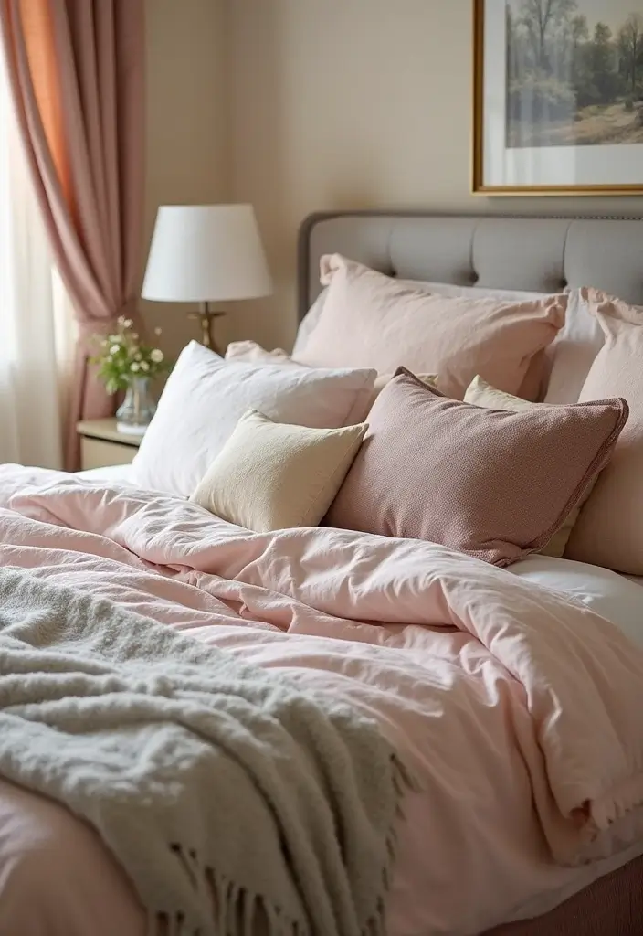 25 Cozy Bedroom Ideas for Couples to Create a Romantic Retreat - 3. Plush Bedding Layers