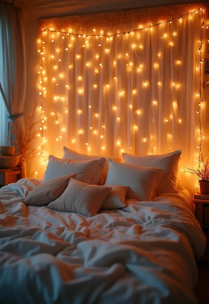 25 Fairy Bedroom Ideas for Adults Who Still Believe in Magic - 1. Ethereal Fairy Lights