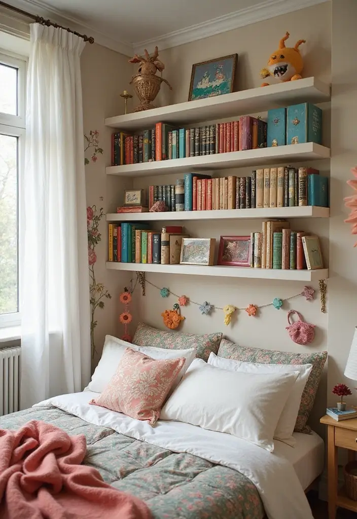 25 Fairy Bedroom Ideas for Adults Who Still Believe in Magic - 24. Enchanted Bookshelves