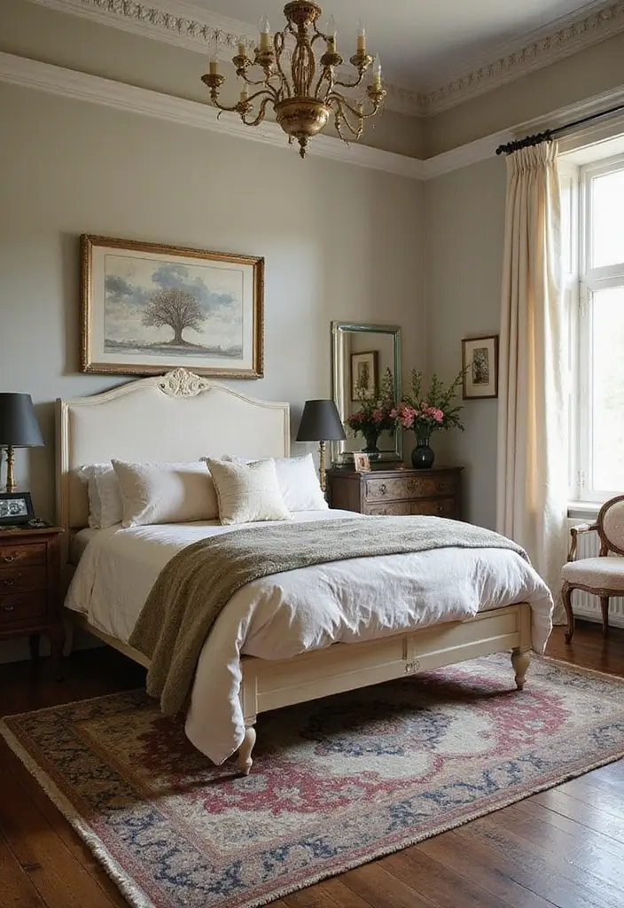 25 Fairy Bedroom Ideas for Adults Who Still Believe in Magic - 3. Vintage Furniture Finds