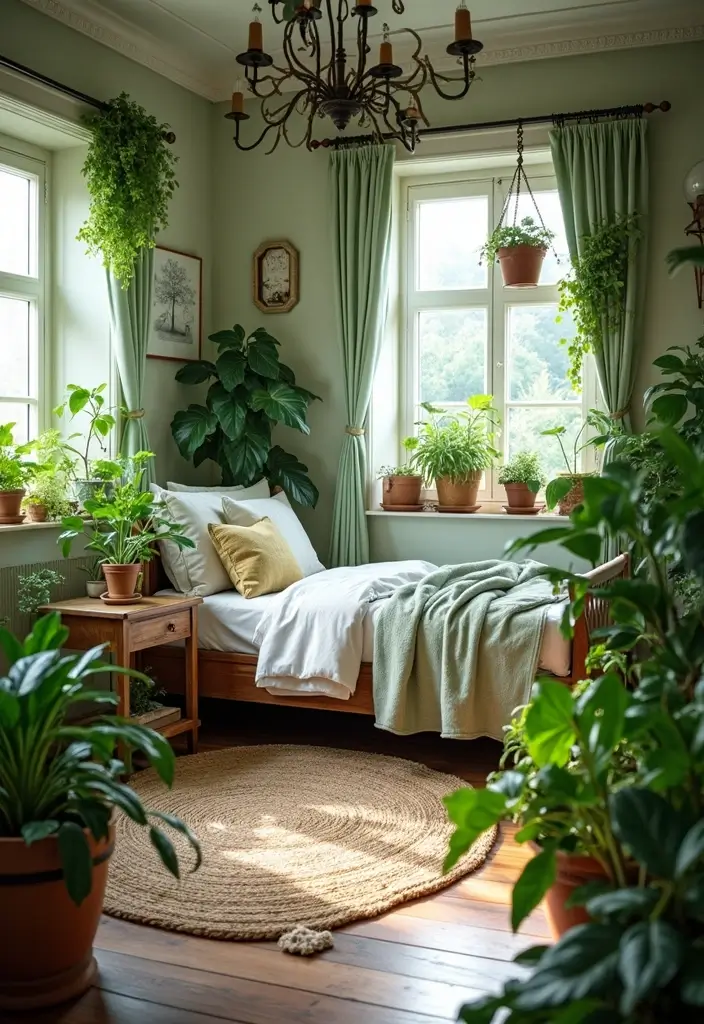 25 Fairy Bedroom Ideas for Adults Who Still Believe in Magic - 4. Botanical Accents