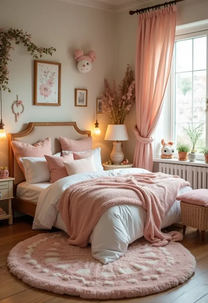 25 Fairy Bedroom Ideas for Adults Who Still Believe in Magic - 9. Magical Rugs