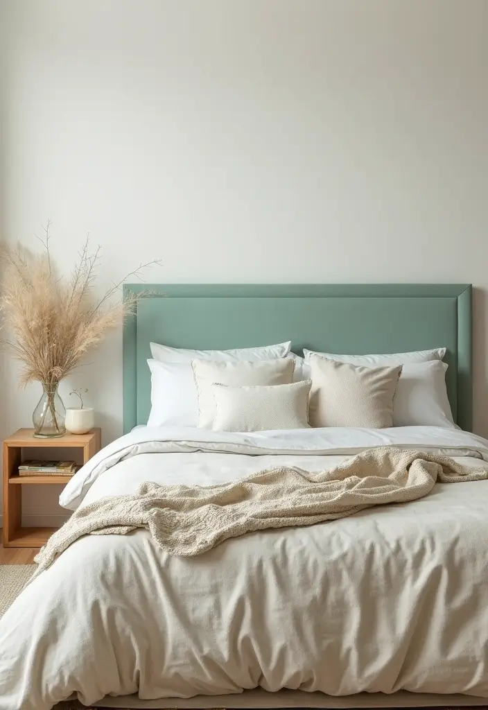 25 Green Headboard Bedroom Ideas That Make a Chic Statement - 10. Coastal Retreat