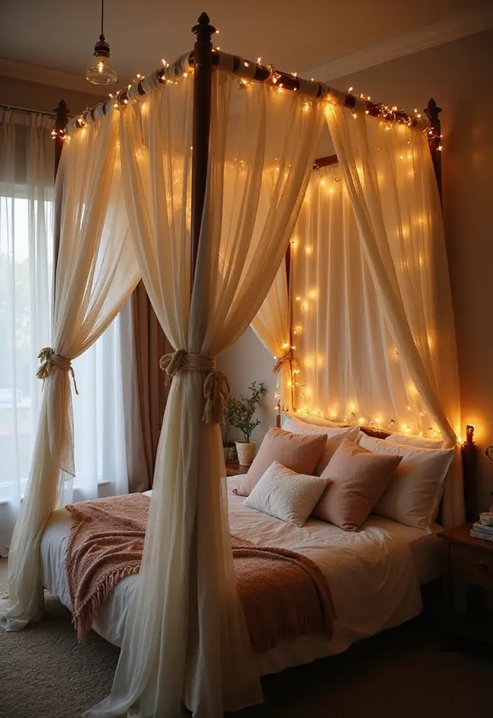 25 Ideas for Girls Bedroom That Are Stylish & Easy to Copy - 1. Dreamy Canopy Beds