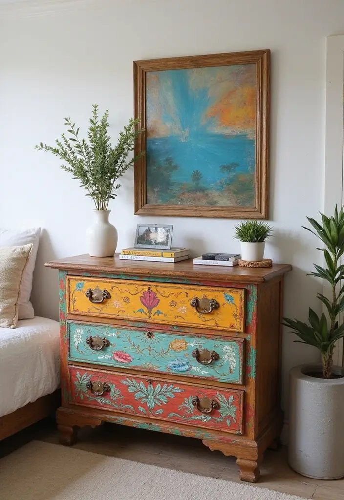 25 Ideas for Girls Bedroom That Are Stylish & Easy to Copy - 19. Chic DIY Painted Furniture