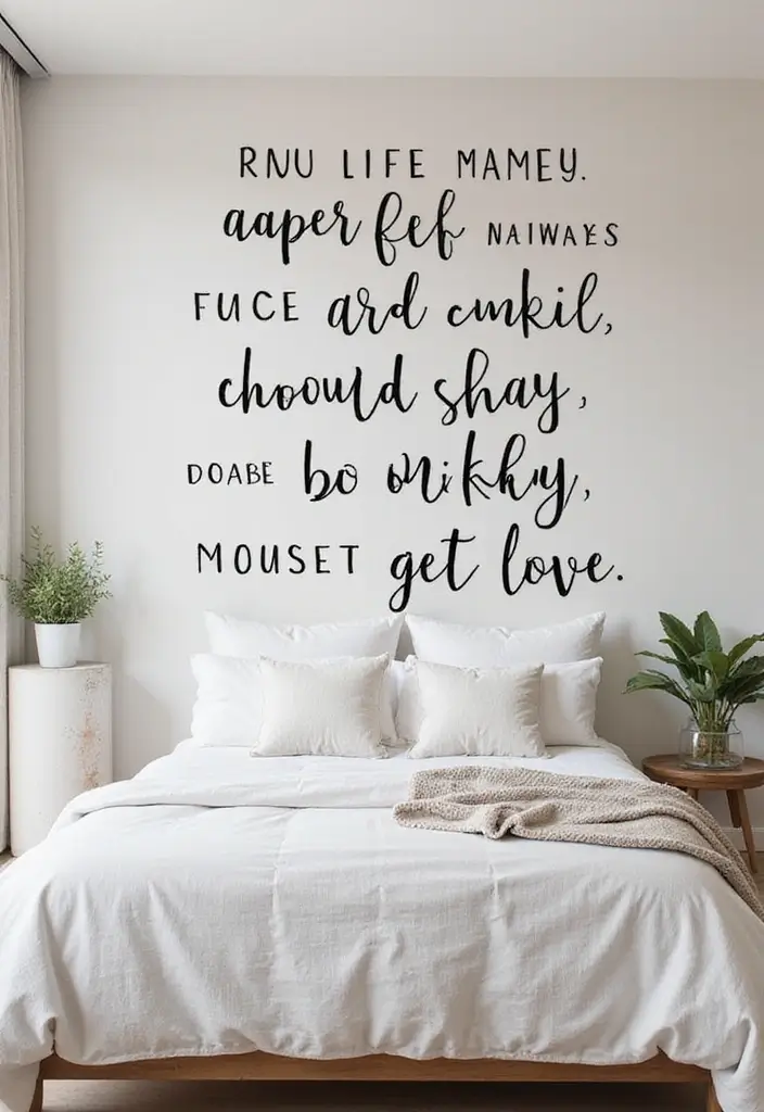 25 Ideas for Girls Bedroom That Are Stylish & Easy to Copy - 20. Inspiring Quote Wall Decals