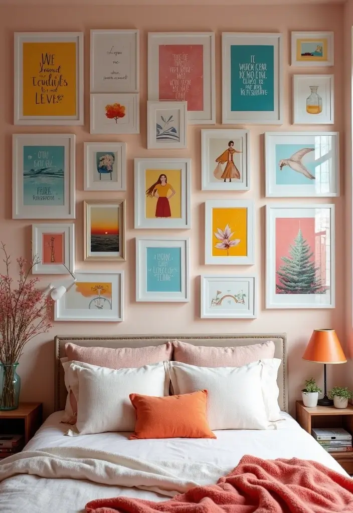 25 Preteen Bedroom Ideas for a Girl Who’s Growing Up in Style - 16. Personal Gallery Wall