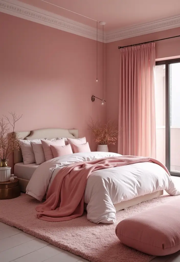 25 Preteen Bedroom Ideas for a Girl Who’s Growing Up in Style - 4. Glamorous Pink Retreat