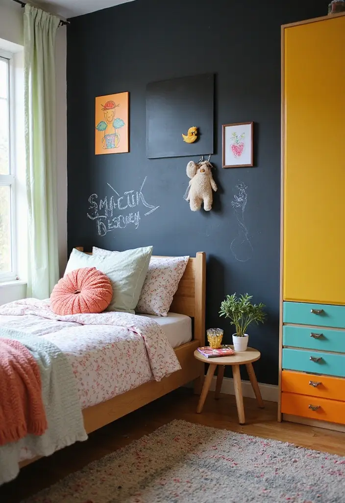 25 Preteen Bedroom Ideas for a Girl Who’s Growing Up in Style - 5. Artistic Expression Zone