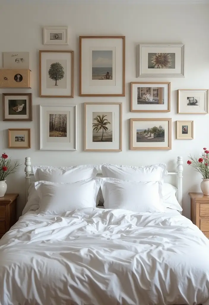 25 White Bed Frame Bedroom Ideas That Feel Clean and Modern - 22. Personal Gallery