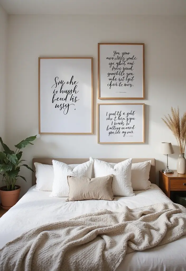 25 Young Woman Bedroom Ideas That Feel Modern & Empowering - 19. Inspirational Quotes