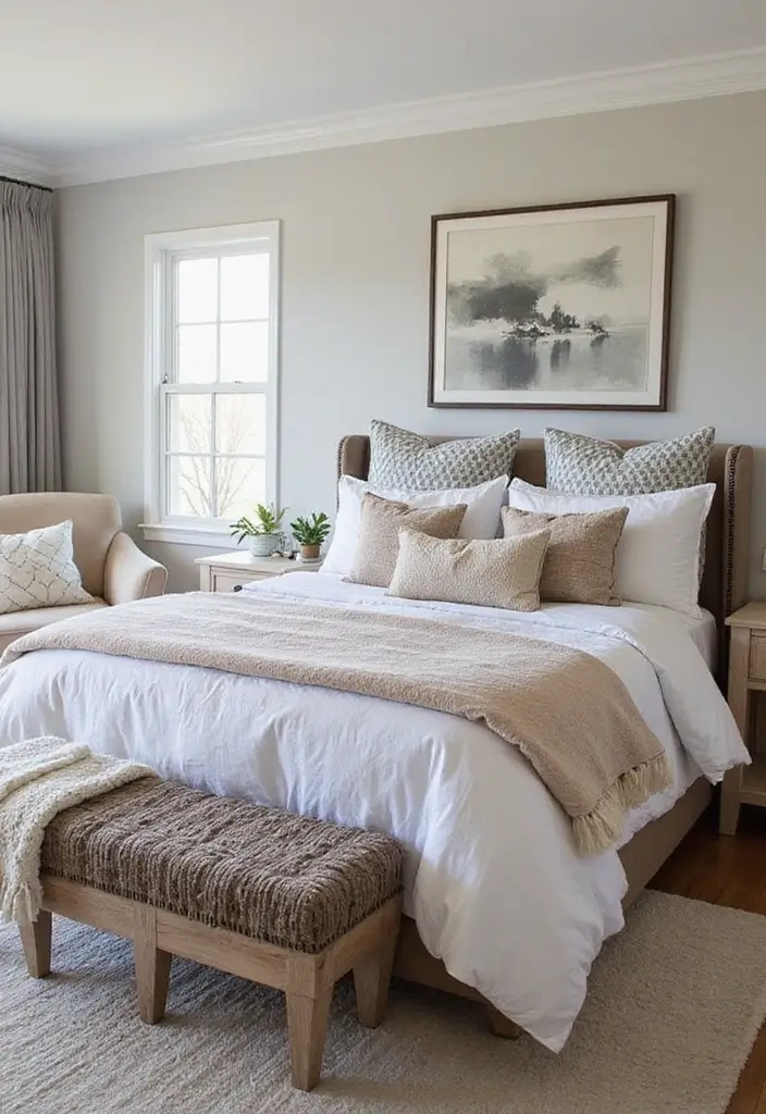 26 Modern Guest Bedroom Ideas That Feel Welcoming & Stylish - 15. Unique Bed Linens