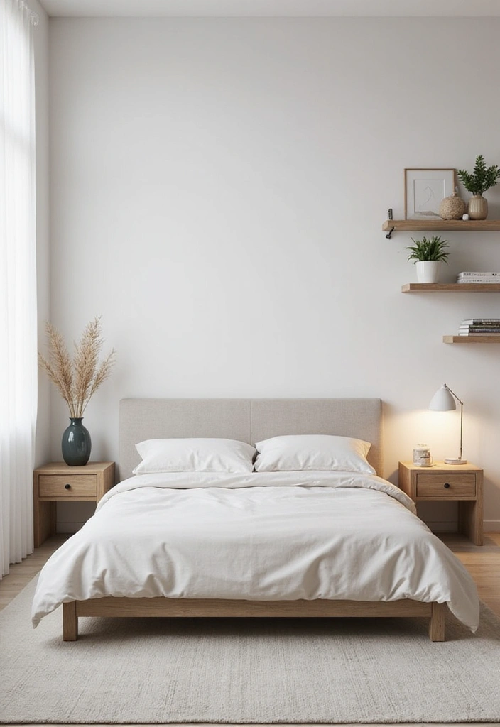 26 Modern Guest Bedroom Ideas That Feel Welcoming & Stylish - 2. Minimalist Furniture Choices