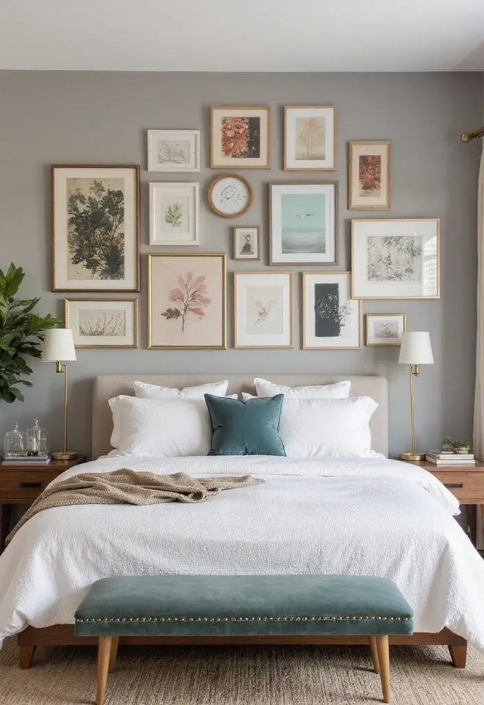 26 Modern Guest Bedroom Ideas That Feel Welcoming & Stylish - 7. Artistic Accents