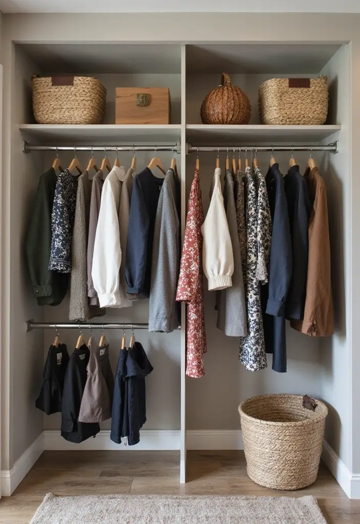 26 Smart 11x11 Bedroom Layout Ideas for Perfect Balance & Flow - 17. Updated Closet Solutions