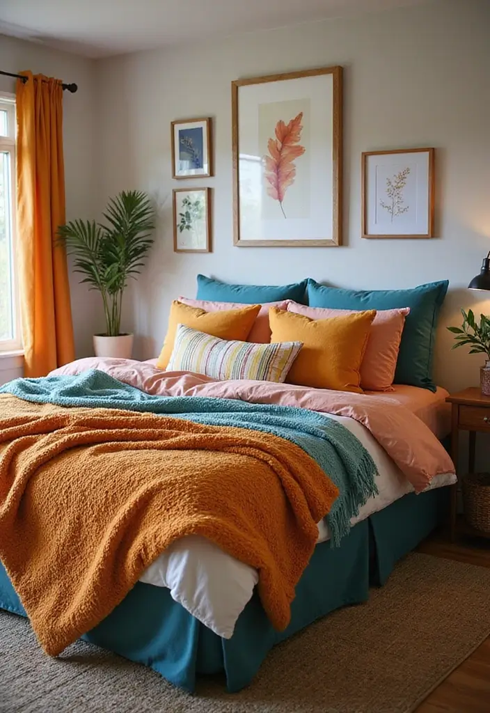 26 Smart 11x11 Bedroom Layout Ideas for Perfect Balance & Flow - 19. Personalized Bedding