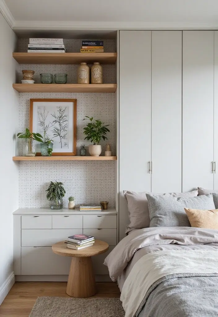 26 Smart 11x11 Bedroom Layout Ideas for Perfect Balance & Flow - 4. Smart Use of Vertical Space