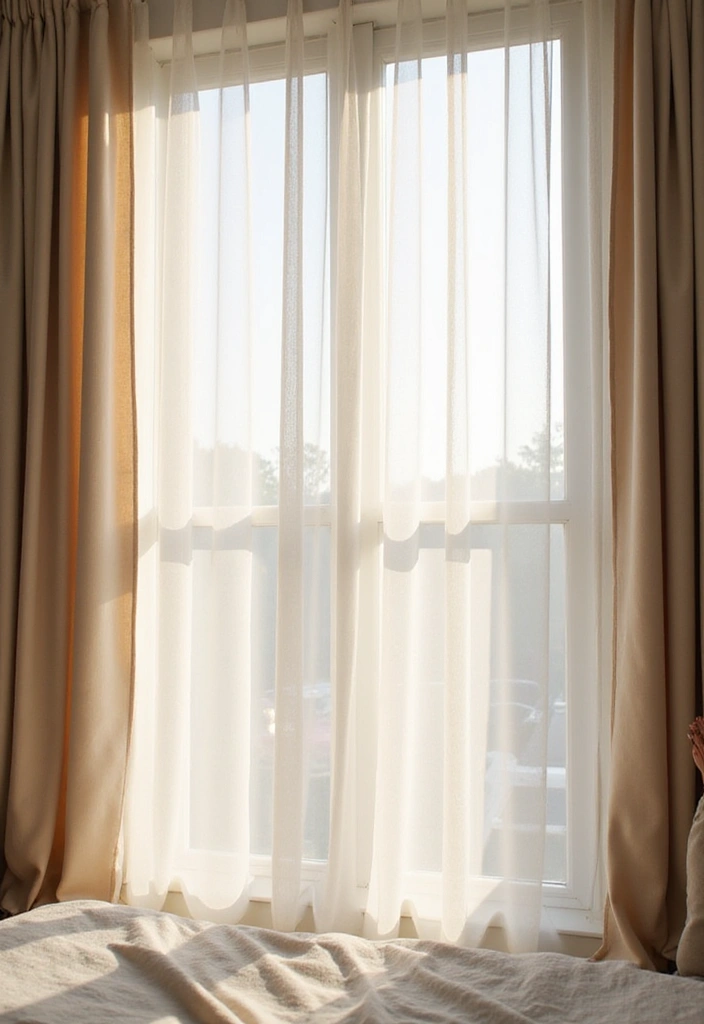 27 Bedroom Curtain Ideas Master Modern That Add Elegance and Privacy - 1. Sheer Elegance