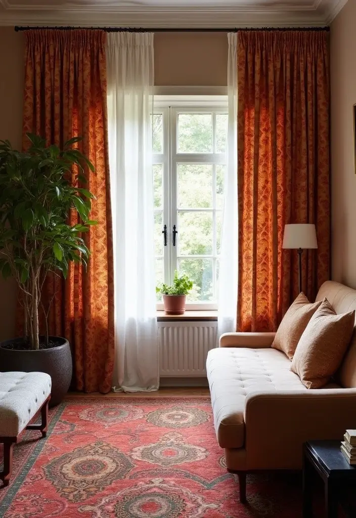 27 Bedroom Curtain Ideas Master Modern That Add Elegance and Privacy - 19. Moroccan-Inspired Patterns