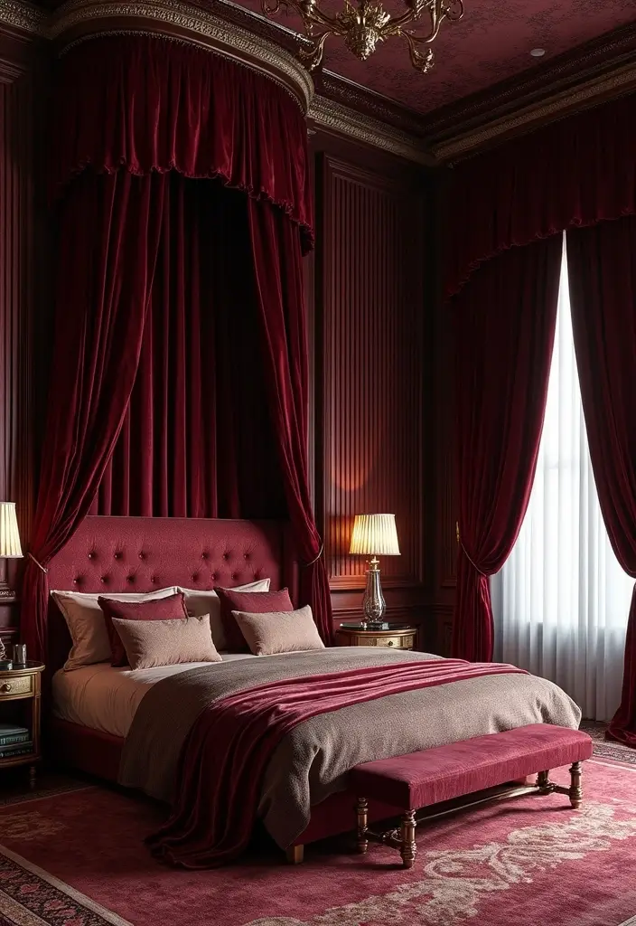 27 Bedroom Curtain Ideas Master Modern That Add Elegance and Privacy - 2. Luxurious Velvet Drapes
