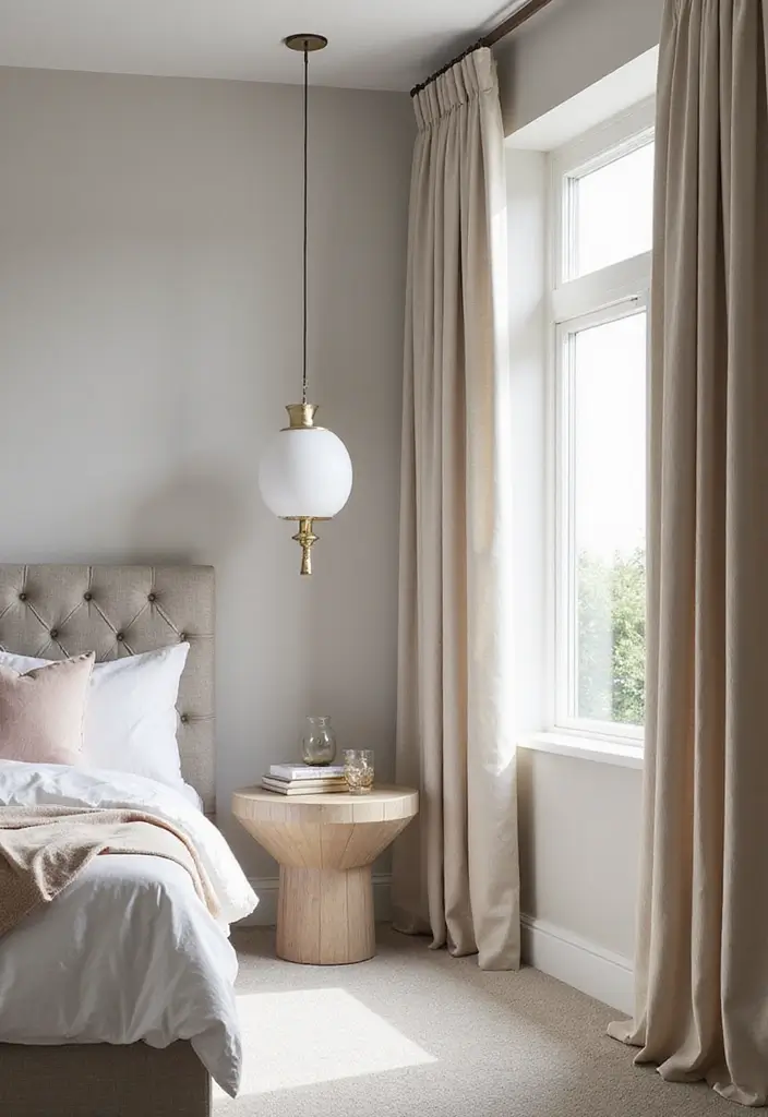 27 Bedroom Curtain Ideas Master Modern That Add Elegance and Privacy - 25. Unique Hardware Styles