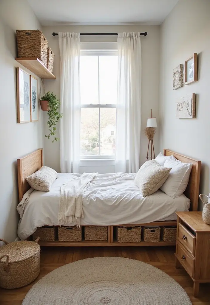 27 Bedroom Ideas for Small Rooms Cozy & Cheap But Aesthetic - 10. Declutter: Keep it Tidy