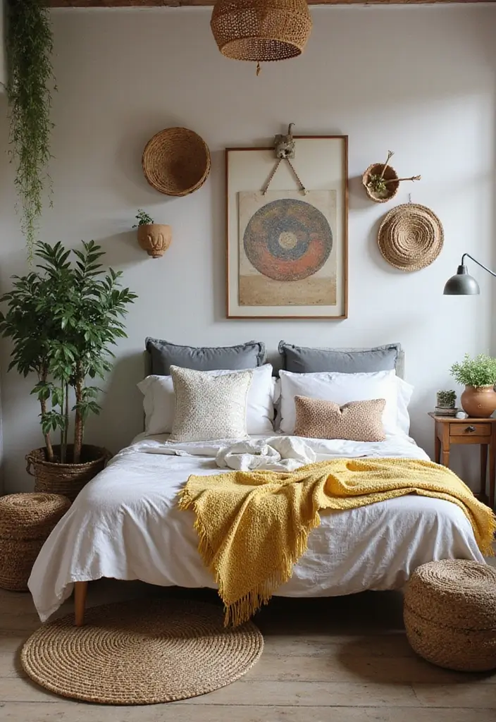 27 Modern Vintage Bedroom Ideas That Feel Retro & Refined - 11. Bohemian Influences