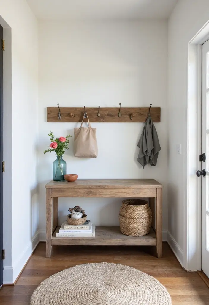 27 One Bedroom Apartment Ideas That Feel Spacious & Modern - 16. Personalized Entryway Solutions