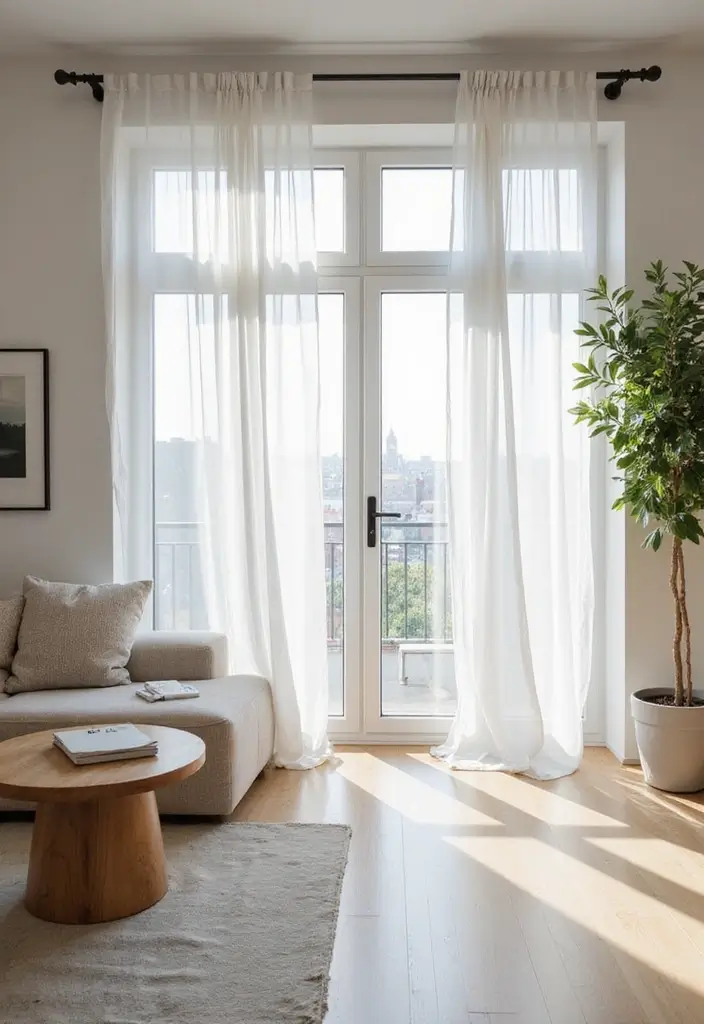 27 One Bedroom Apartment Ideas That Feel Spacious & Modern - 18. Embrace Natural Light